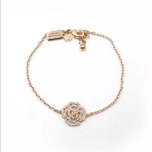 🎅🏻Kate Spade pave’ gold rose bracelet